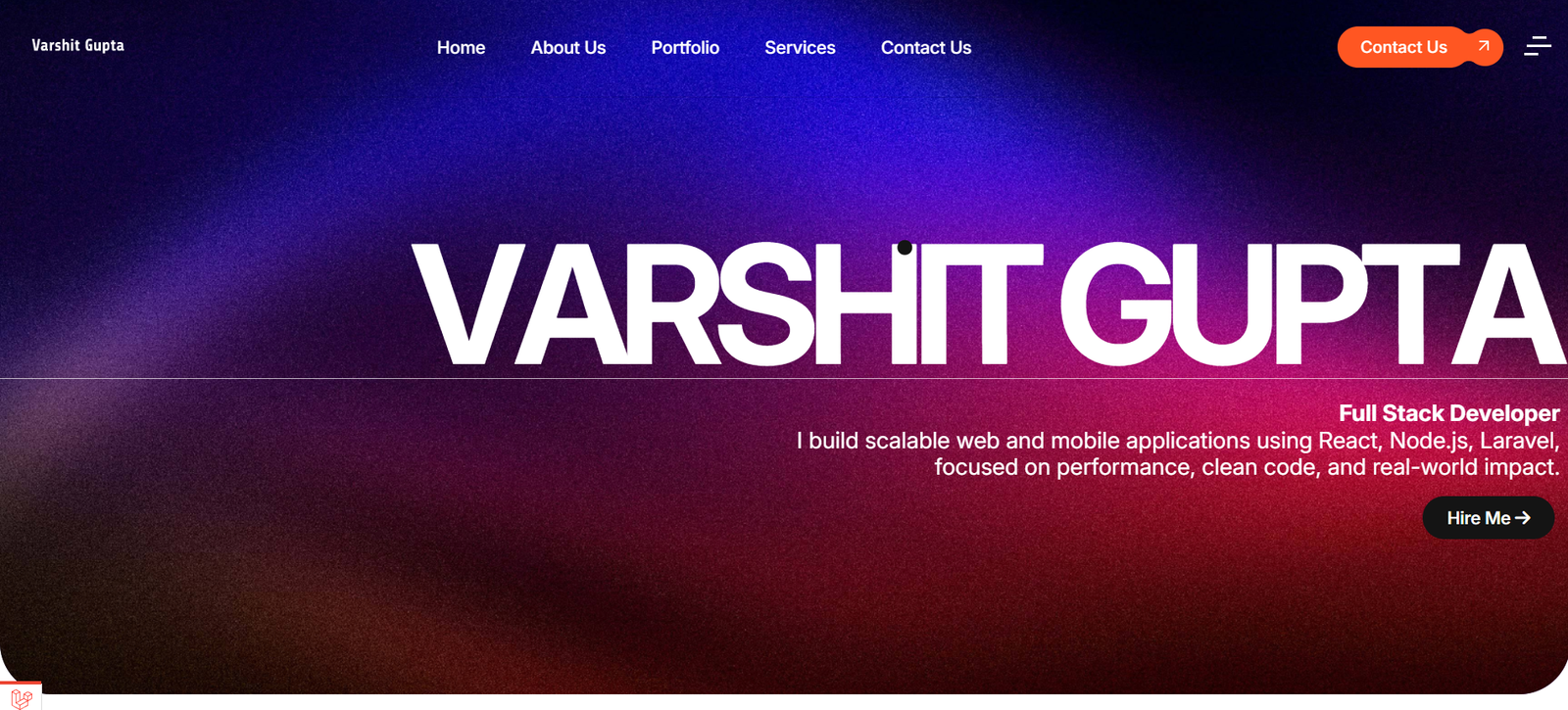 Personal Portfolio Website